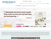 Tablet Screenshot of biorepublic.com